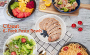 6-Pack Ceramic Pasta & Soup Bowls