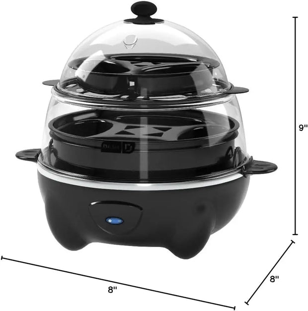 Double Layer Electric Egg Cooker & Steamer