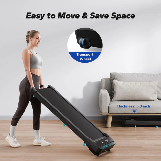 Walking Pad Treadmill – Compact, Quiet, Under-Desk Fitness for Home or Office