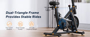 Magnetic Exercise Bike, Quiet, Adjustable, 300lbs Capacity