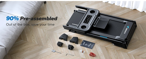 Foldable Treadmill with Incline, Bluetooth