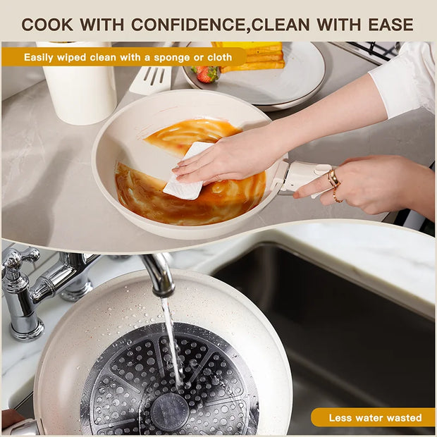 21-Piece Nonstick Ceramic Cookware Set