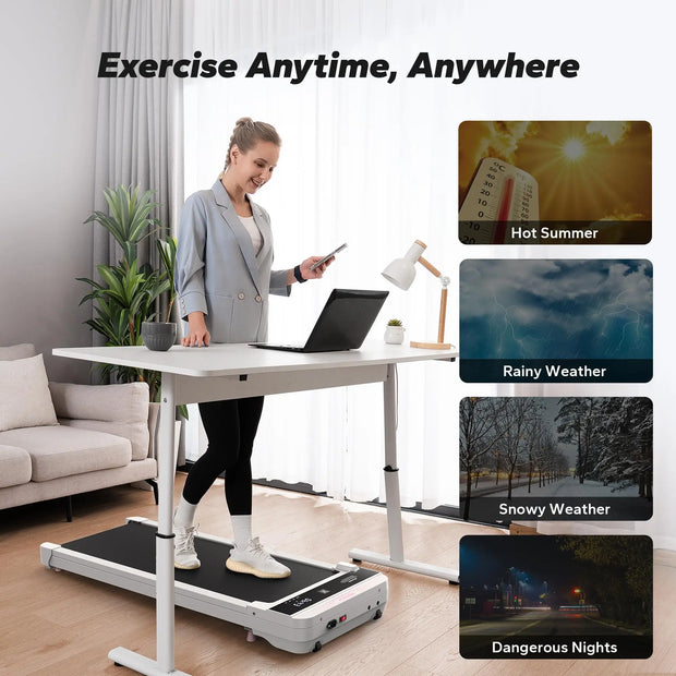 Walking Pad Treadmill – Compact, Quiet, Under-Desk Fitness for Home or Office