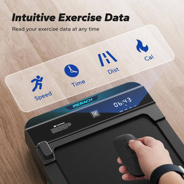 Walking Pad Treadmill – Compact, Quiet, Under-Desk Fitness for Home or Office