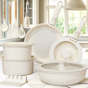 21-Piece Nonstick Ceramic Cookware Set