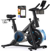 Magnetic Exercise Bike, Quiet, Adjustable, 300lbs Capacity
