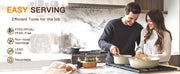 21-Piece Nonstick Ceramic Cookware Set