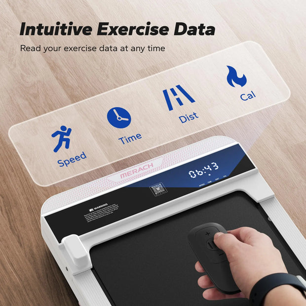Walking Pad Treadmill – Compact, Quiet, Under-Desk Fitness for Home or Office