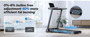 Foldable Treadmill with Incline, Bluetooth
