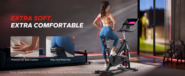 Exercise Bike, Magnetic Resistance, App, 300lbs Capacity