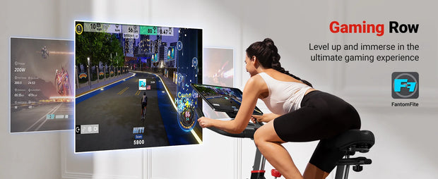 Exercise Bike, Magnetic Resistance, App, 300lbs Capacity