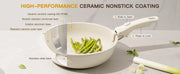 21-Piece Nonstick Ceramic Cookware Set