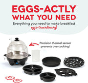 Double Layer Electric Egg Cooker & Steamer