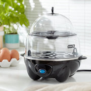 Double Layer Electric Egg Cooker & Steamer