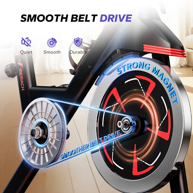 Exercise Bike, Magnetic Resistance, App, 300lbs Capacity