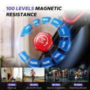 Exercise Bike, Magnetic Resistance, App, 300lbs Capacity