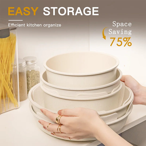 21-Piece Nonstick Ceramic Cookware Set
