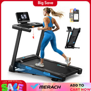 Foldable Treadmill with Incline, Bluetooth