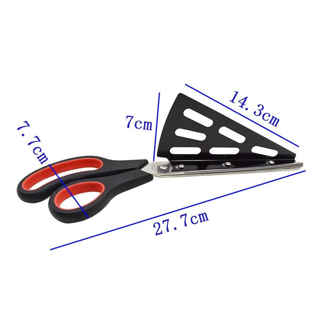 Stainless Steel Pizza Scissors Cutter with Spatula