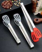 Stainless Steel Non-Slip Kitchen Bread Tongs