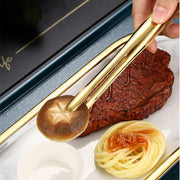 Stainless Steel Kitchen BBQ Food Tongs Set