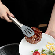 Stainless Steel Non-Slip Kitchen Bread Tongs