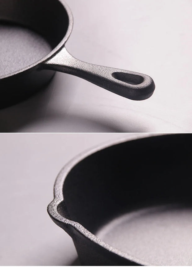 Cast Iron Non-Stick Skillet Pan for Gas & Induction