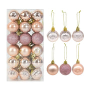 36pcs 4cm Christmas Tree Hanging Ornaments