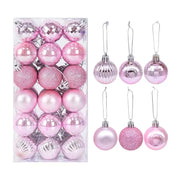 36pcs 4cm Christmas Tree Hanging Ornaments