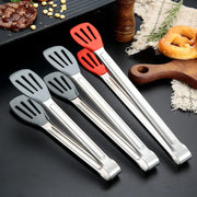 Stainless Steel Non-Slip Kitchen Bread Tongs
