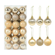 36pcs 4cm Christmas Tree Hanging Ornaments