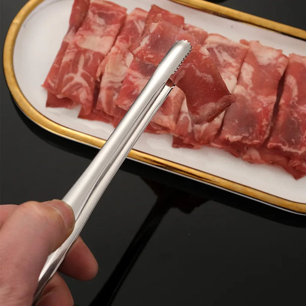 Stainless Steel Kitchen BBQ Food Tongs Set