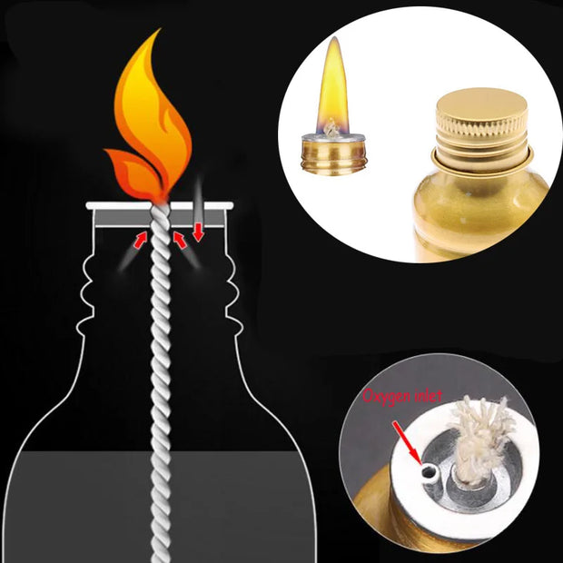 Portable Metal Alcohol Lamp Burner for Camping