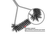 Stainless Steel BBQ Grill Cleaning Brush Tool