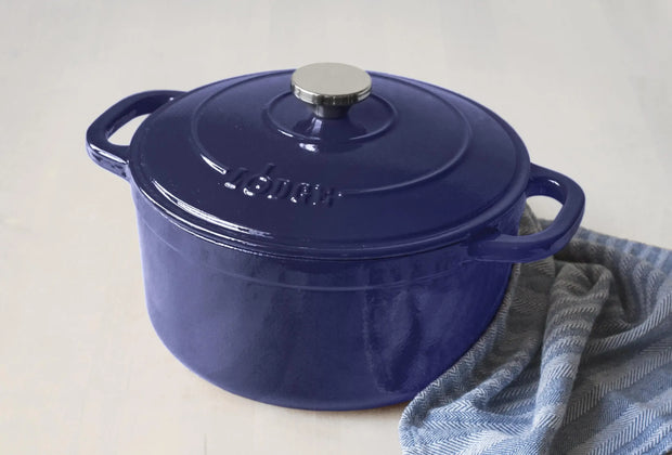 Lodge 5.5 Quart Enameled Cast Iron Dutch Oven