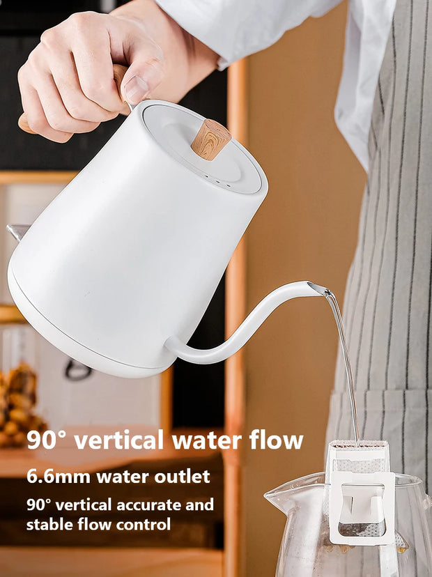 800ml Gooseneck Electric Kettle 1000W Stainless Steel