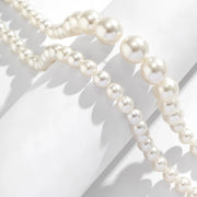 Layered Punk Pearl Necklace for Women 2025