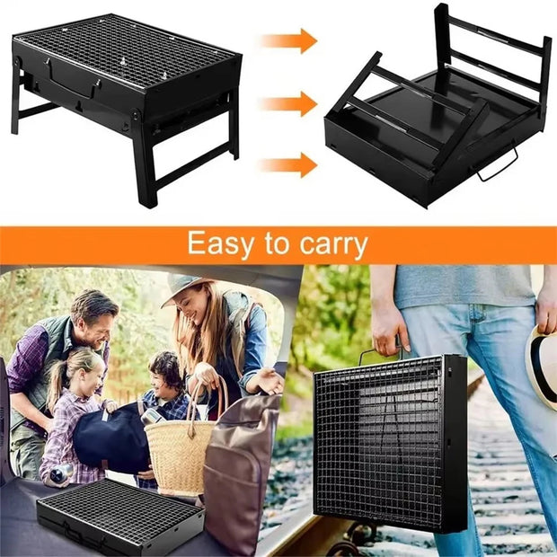 Portable Stainless Steel Charcoal Grill