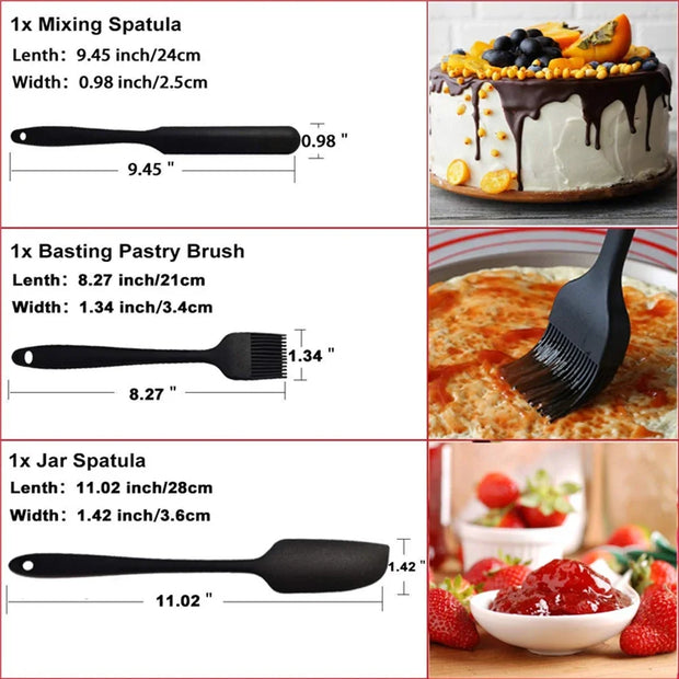 6-Piece Silicone Spatula Set