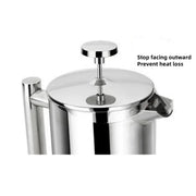 Stainless Steel French Press Coffee Maker – Double-Wall Insulated