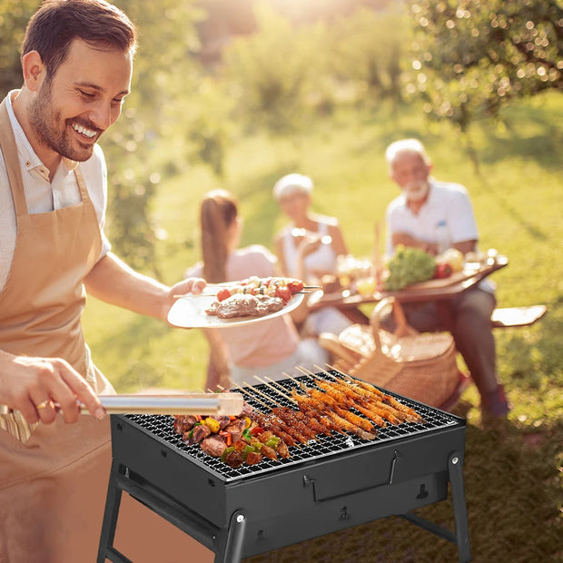 Portable Stainless Steel Charcoal Grill