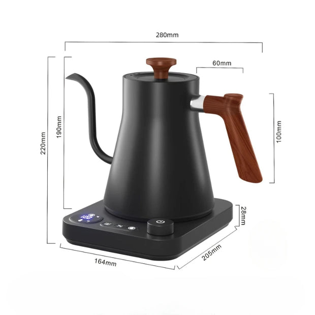 1200W Gooseneck Electric Kettle for Milk & Coffee