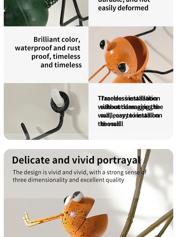 Creative Iron Ant Garden Ornament