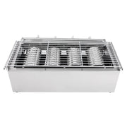 Stainless Steel Smokeless LPG Gas Grill – 4 Burners