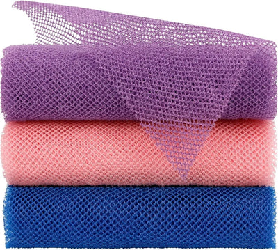 African Net Sponge Exfoliating Bath Mesh – 3PCS Set