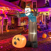 7 FT Halloween Inflatable Haunted Scarecrow