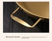 Korean Gold Stainless Steel Single Hot Pot
