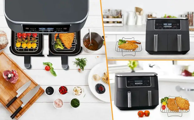 2PCS Stainless Steel Air Fryer Rack Set