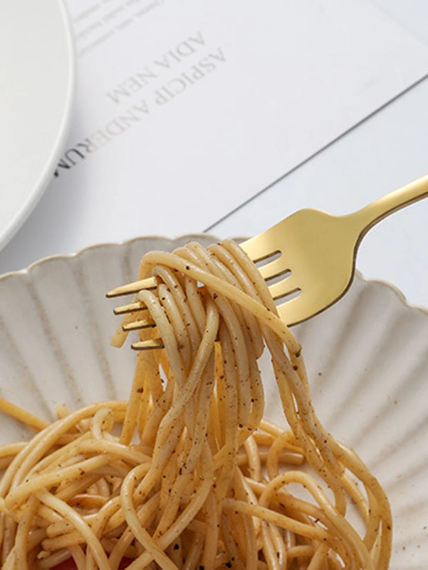 Stainless Steel Dinnerware Set – 6-Person Flatware Gift Box