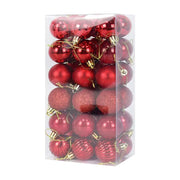 36pcs 4cm Christmas Tree Hanging Ornaments